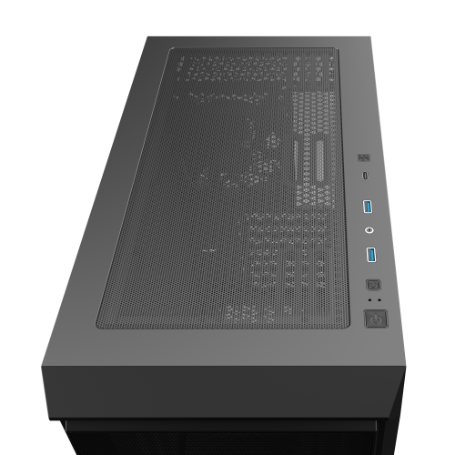 Корпус без блока питания/ Case Raijintek ARCADIA 41-MS4, Midi-Tower, TG, 1x120mm + 3x120mm ARGB, 2xUSB-A 3.0 + 1xUSB-C, ATX, mATX, mITX Black RAIJINTEK CO LTD