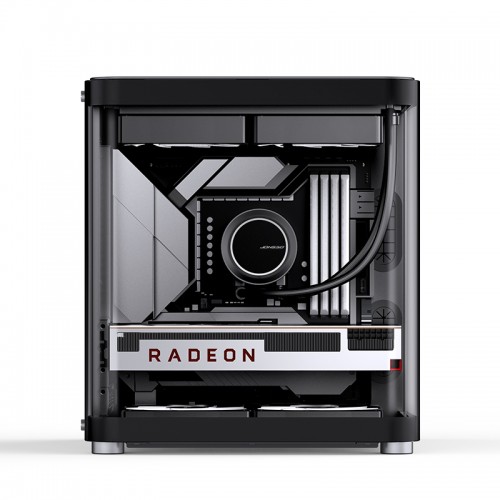 Купить корпус JONSBO TK-1 Black 2.0 для Mini-Tower: без блока питания, USB-A 3.2 и USB-C 3.2, совместимый с mATX и mITX