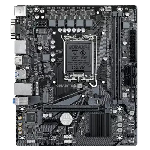 Материнская плата GIGABYTE H610 для Intel s1700 - 2xDDR4 до 64GB, HDMI 2.1, 4xSATA, mATX, идеальный выбор для вашего ПК