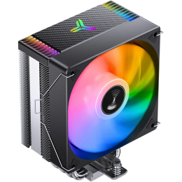 Кулер для процессора/ CPU Cooler JONSBO CR-1000MAX V2 ARGB (230W, 4-pin PWM, 157mm, Al/Cu, 6x6mm, ARGB, 1x120mm, 70.8CFM, 33.2dBA, 1800RPM, S: 1851/1700/1200/115X, AM4/AM5 Black)