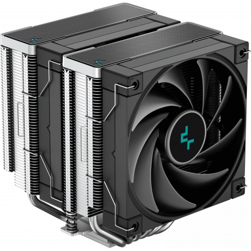 Кулер Deepcool AK620 Soc-AM5/AM4/1200/1700/1851 черный 4-pin 11-28dB Al+Cu 260W 1456gr Ret (R-AK620-BKNNMT-G) [R-AK620-BKNNMT-G]