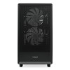 Корпус без блока питания/ Case HSPD M310, Mesh Mini-tower, Black, TG, 0.4 SPCC, 3x120mm ARGB (Orbis F1) mATX, mITX 180/280/160mm 1x2.5", 1x3.5", 4xPCI 2xUSB-A 3.0 452x277x418mm