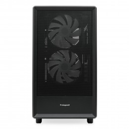 Корпус без блока питания/ Case HSPD M310, Mesh Mini-tower, Black, TG, 0.4 SPCC, 3x120mm ARGB (Orbis F1) mATX, mITX 180/280/160mm 1x2.5", 1x3.5", 4xPCI 2xUSB-A 3.0 452x277x418mm