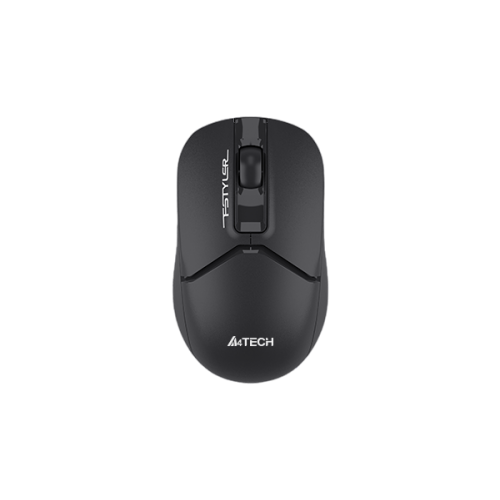 Мышь A4Tech Fstyler FB12 черный оптич. 1200dpi беспров. BT/Radio USB 3but (FB12 BLACK) A4Tech