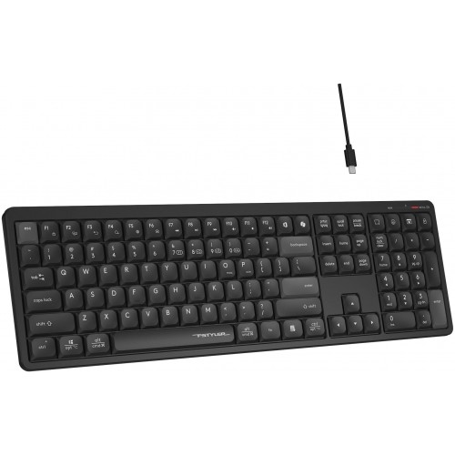Клавиатура A4Tech FBX55C: Беспроводная USB Slim Multimedia в Черном Цвете