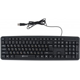 Клавиатура Оклик 130M черный USB (337077) кабель 1.6м