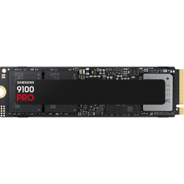 Твердотельный накопитель/ Samsung SSD 9100 PRO, 4000GB, M.2(22x80mm), NVMe 2.0, PCIe 5.0 x4, V-NAND TLC, R/W 14800/13400MB/s, IOPs 2 200 000/2 600 000, TBW 2400, DWPD 0.3 (12 мес.)