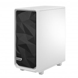 Корпус ПК без блока питания/ Case Fractal Design Meshify 2 Compact TG Clear Tint, Midi-Tower, 2x140mm + 1x120mm, 2xUSB-A 3.2 + 1xUSB 3.2 Type-C ATX, mATX, mITX White