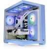 Купить корпус Thermaltake View 380 TG ARGB Hydrangea синий ATX - идеальное решение для охлаждения с 6 вентиляторами 120мм и 2 USB 3.0