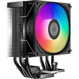 Кулер PcCooler R400 ARGB Soc-AM5/AM4/1200/1700/1851 черный 4-pin 18-30dB Al+Cu 180W Ret (R400-BKAWYX-US)