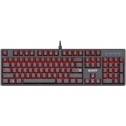 Клавиатура Defender Gk-596 механическая черный USB for gamer LED (45596) кабель 1.5м