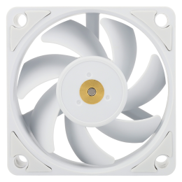 Кулер для корпуса/ Case Cooler Thermalright TL-B6W (60x60x25mm, 4-pin PWM, 16.17CFM, 20.17dBA, 3200RPM, White)