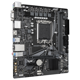 Материнская плата/ MB GIGABYTE INTEL H610 s1700, 2xDDR4(64GB), D-SUB/HDMI 2.1/2xDP, 1xPCIe 4.0x16, 1xPCIe 3.0, 1xLAN, 4xSATA 6Gb/s, 1xM.2, 2xUSB 3.2, 4xUSB 2.0, 1xPS/2, mATX