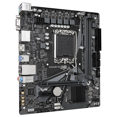 Материнская плата GIGABYTE H610 для Intel s1700 - 2xDDR4 до 64GB, HDMI 2.1, 4xSATA, mATX, идеальный выбор для вашего ПК