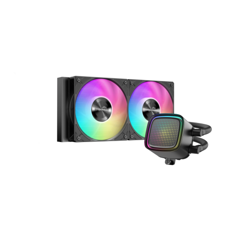 Водяное охлаждение для процессора/ Water Cooling System SAMA L50 360BK (320W, 360mm, Black, ARGB/ Fans: 3x120mm, 72.3CFM, 28dBA, 2200RPM/ Pump height 65mm, 30dBA, 3000RPM, Rad thickness 27mm/ S: 1851, 1700, 1200, 115X, AM5, AM4) SAMA