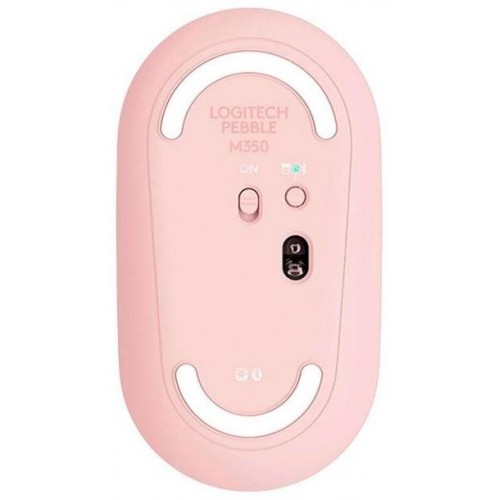 Мышь Logitech Pebble M350 розовый оптическая 1000dpi беспров. BT USB 2but (910-005575)