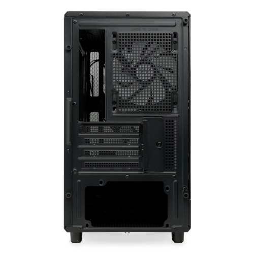 Корпус без блока питания/ Case HSPD M310, Mesh Mini-tower, Black, TG, 0.4 SPCC, 3x120mm ARGB (Orbis F1) mATX, mITX 180/280/160mm 1x2.5", 1x3.5", 4xPCI 2xUSB-A 3.0 452x277x418mm