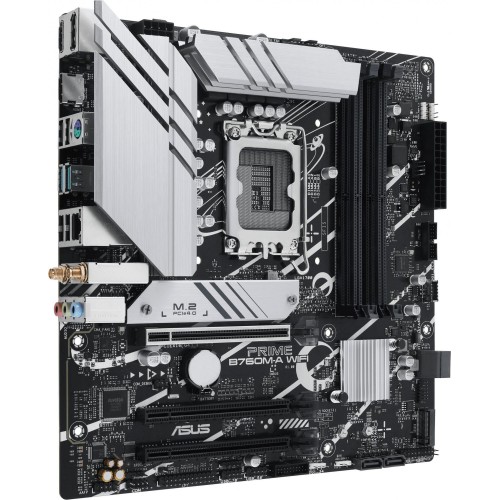 Купить материнскую плату Asus PRIME B760M-A WIFI для Intel 1700 с поддержкой DDR5, 8ch звука и 2.5G LAN