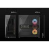 Корпус Corsair Frame 4500X LX-R RGB iCUE LINK - Midi-Tower с ARGB вентиляторами и поддержкой E-ATX, ATX, mATX, mITX