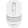 Мышь A4Tech Fstyler FG10S белый/серый оптическая 2000dpi silent беспров. USB для ноутбука 4but (FG10S WHITE)