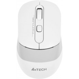 Мышь A4Tech Fstyler FG10S белый/серый оптическая 2000dpi silent беспров. USB для ноутбука 4but (FG10S WHITE)
