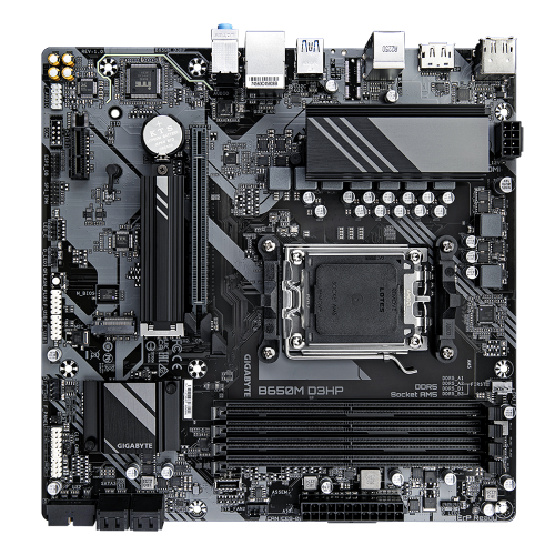 Купить материнскую плату GIGABYTE AMD B650 sAM5 - 4xDDR5, HDMI 2.1, PCIe 4.0, mATX для мощного игрового ПК