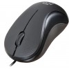 Мышь Оклик 115S черный оптическая 1200dpi USB для ноутбука 3but (711636)