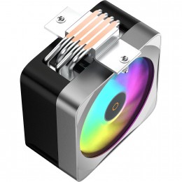 Кулер для процессора/ CPU Cooler Ocypus Delta A40 EX BK ARGB (200W, 4-pin PWM, 157mm, Al/Cu, 4x6mm, ARGB, 1x120mm, 60CFM, 31dBA, 1600RPM, S: 1851/1700/1200/115X, AM5/AM4, black)