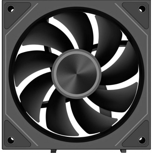 Вентилятор для корпуса PcCooler F3 X120 BK ARGB 120х120x25 черный 4-pin 28.4дБ (F3X120-BKAC012-GL) Ret