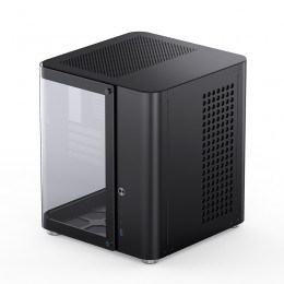 Корпус без блока питания/ Case JONSBO TK-1 Black 2.0, Mini-Tower, no fan, 1xUSB-A 3.2 + 1xUSB-C 3.2, mATX, mITX Black