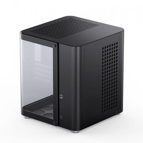 Купить корпус JONSBO TK-1 Black 2.0 для Mini-Tower: без блока питания, USB-A 3.2 и USB-C 3.2, совместимый с mATX и mITX