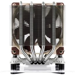 Кулер для процессора/ CPU Cooler Noctua NH-D9L (88W, 4-pin PWM, 110mm, Al/Cu, 4x6mm, 1x92x92x25mm, 46.44CFM, 22.8dBA, 2000RPM, S: 1851/1700/1200/115X, AM5/AM4, Beige/Brown)