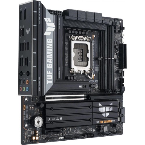 Материнская плата Asus TUF GAMING B860M-PLUS WIFI: Intel B860, 4xDDR5, mATX, 2.5G LAN, HDMI и DP для идеального гейминга