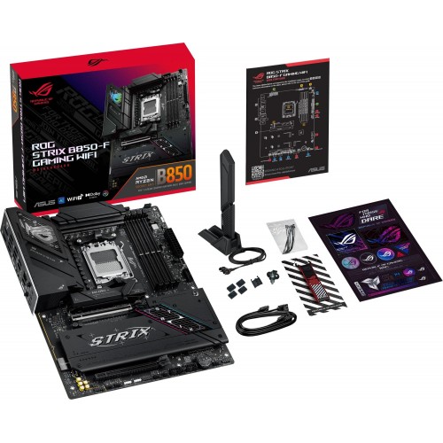 Купить материнскую плату Asus ROG STRIX B850-F GAMING WIFI AM5 с поддержкой DDR5 и 2.5G LAN
