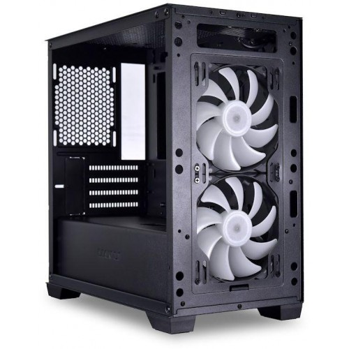 Купить корпус Lian-Li Lancool 205M Mesh черный mATX с поддержкой 3x120mm и 2x140mm вентиляторов, 2xUSB3.0 и аудио разъемом