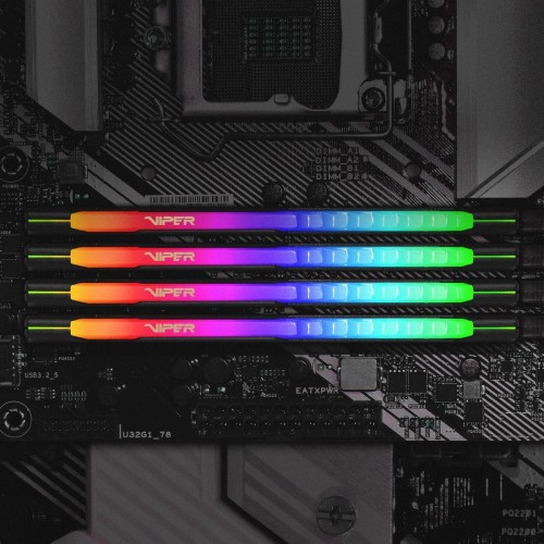 Купить оперативную память DDR4 2x32GB 3600MHz Patriot Viper Steel RGB для игрового ПК с радиатором - PVSR464G360C0K