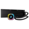 Система жидкостного охлаждения/ Water Cooling System Corsair iCUE LINK H150i RGB (360mm, Black, RGB/ Fans: 3x120mm, 63.1CFM, 37dBA, 2400RPM/Rad thickness 27mm/ S: 1851, 1700, 1200, 115X, AM5, AM4) Corsair