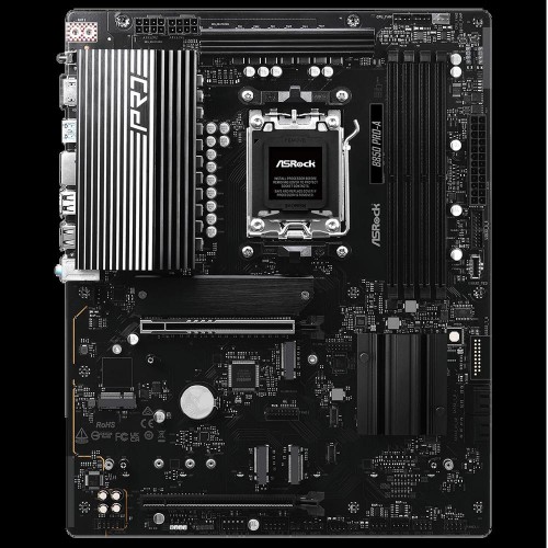Купить материнскую плату Asrock B850 PRO-A Socket AM5: 4xDDR5, 2.5G, RAID, HDMI - идеальное решение для вашего ПК