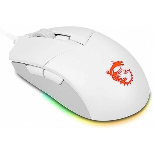 Мышь MSI Clutch GM11 белый оптическая 5000dpi USB 5but (S12-0401970-CLA)