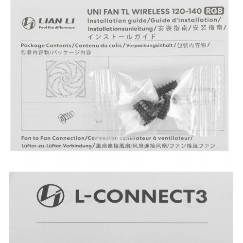 Вентилятор Lian-Li Uni Fan TL Wireless 120 ARGB - Белый 4-pin, 33дБ (G99.12TL1W1W.R0) для Корпуса
