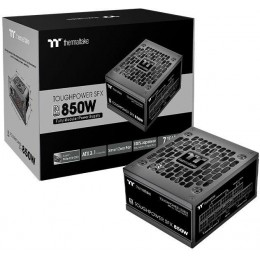 Блок питания Thermaltake SFX 850W Toughpower SFX850 Gen.5 80+ platinum (20+4pin) APFC 90mm fan 8xSATA Cab Manag RTL [PS-STP-0850FNFAPE-1]