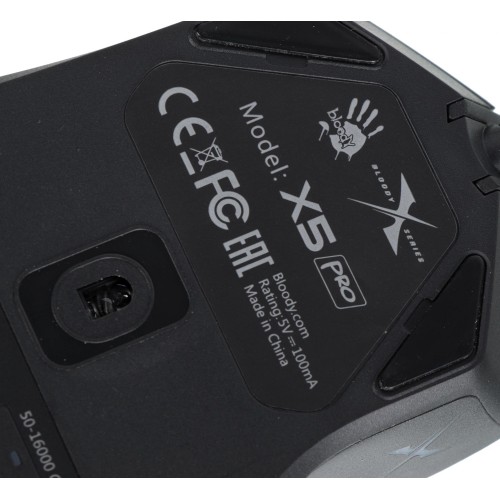 Мышь A4Tech Bloody X5 Pro черный оптическая 16000dpi USB 9but