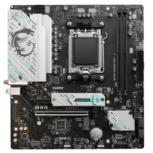 Материнская плата MSI B650M GAMING WIFI B650, AM5, 2*DDR5, 1*PCIEx16, 1*PCIEx1, 2*M.2, 1*TypeC, 7*USB3.2Gen1, 6*USB2.0, 4*SATA3.0, 2.5G, DP, HDMI, M-ATX, RTL