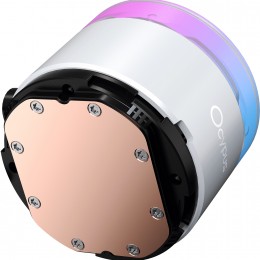 Система жидкостного охлаждения/ Water Cooling System Ocypus Delta L36 WH ARGB V2 (300W, 360mm, White, ARGB, Fans: 3x120mm, 73CFM, 2000RPM/ Pump height 60mm, 27dBA, 2650RPM, Rad thickness 27mm/ S: 1851, 1700, 1200, 115X, AM5, AM4)