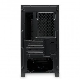 Корпус без блока питания/ Case HSPD M340, Mesh Mid Tower, Black, TG, 0.5 SPCC, no fans, mATX, mITX, 165/350/200mm, 2x2.5", 2x3.5", 4xPCI, 1xUSB-A 3.0, 2xUSB-A 2.0, 415x220x410mm