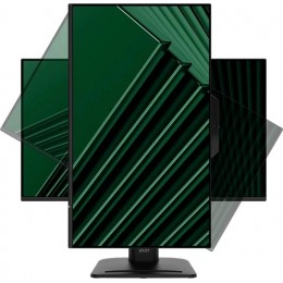 Монитор/ MSI PRO MP272PMG 27" 1920x1080, IPS, 120Hz, Webcam, 4ms, 100M:1, 300cd, VGA, HDMI, DP, 3xUSB, Speaker, H. adj, Pivot, VESA, 1y, Black