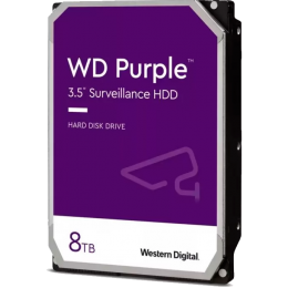 Жесткий диск/ HDD WD SATA3 8Tb Purple 5640 256Mb 1 year warranty
