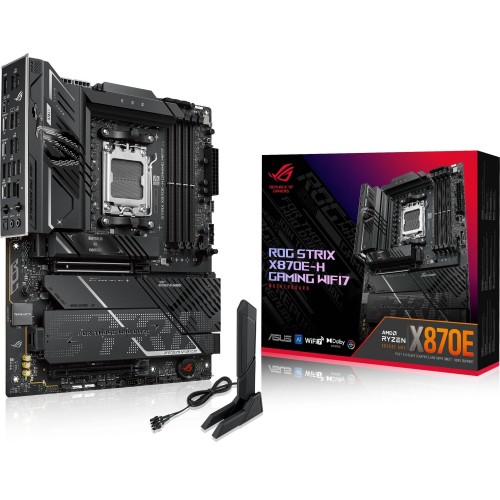 Материнская плата Asus ROG STRIX X870E-H GAMING WIFI7 для Socket AM5 с поддержкой DDR5 и 5Gigabit RAID