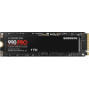 Твердотельные накопители/ Samsung SSD 990 PRO, 1000GB, M.2(22x80mm), NVMe 2.0, PCIe 4.0 x4, V-NAND TLC, R/W 7450/6900MB/s, IOPs 1 200 000/1 550 000, DRAM buffer 1024MB, TBW 600, DWPD 0.33 (12 мес.) Samsung Electronics