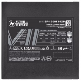 блок питания 1200 Ватт/ Power Supply Super Flower Leadex VII Platinum PRO, 1200W, ATX 3.1, 140mm, 12xSATA, 4xPCI-E(6+2), 1x12VHPWR(12+4), APFC, 80+ Platinum, Full Modular